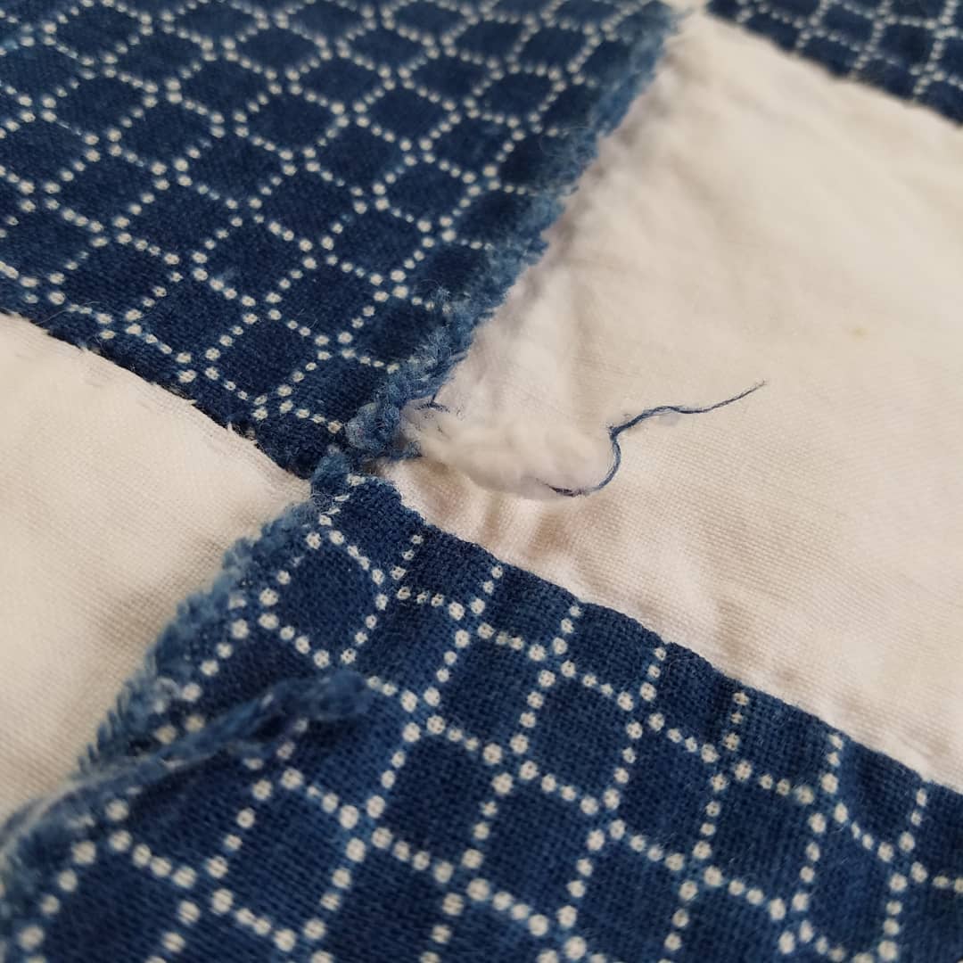 Indigo and White Quilt 2