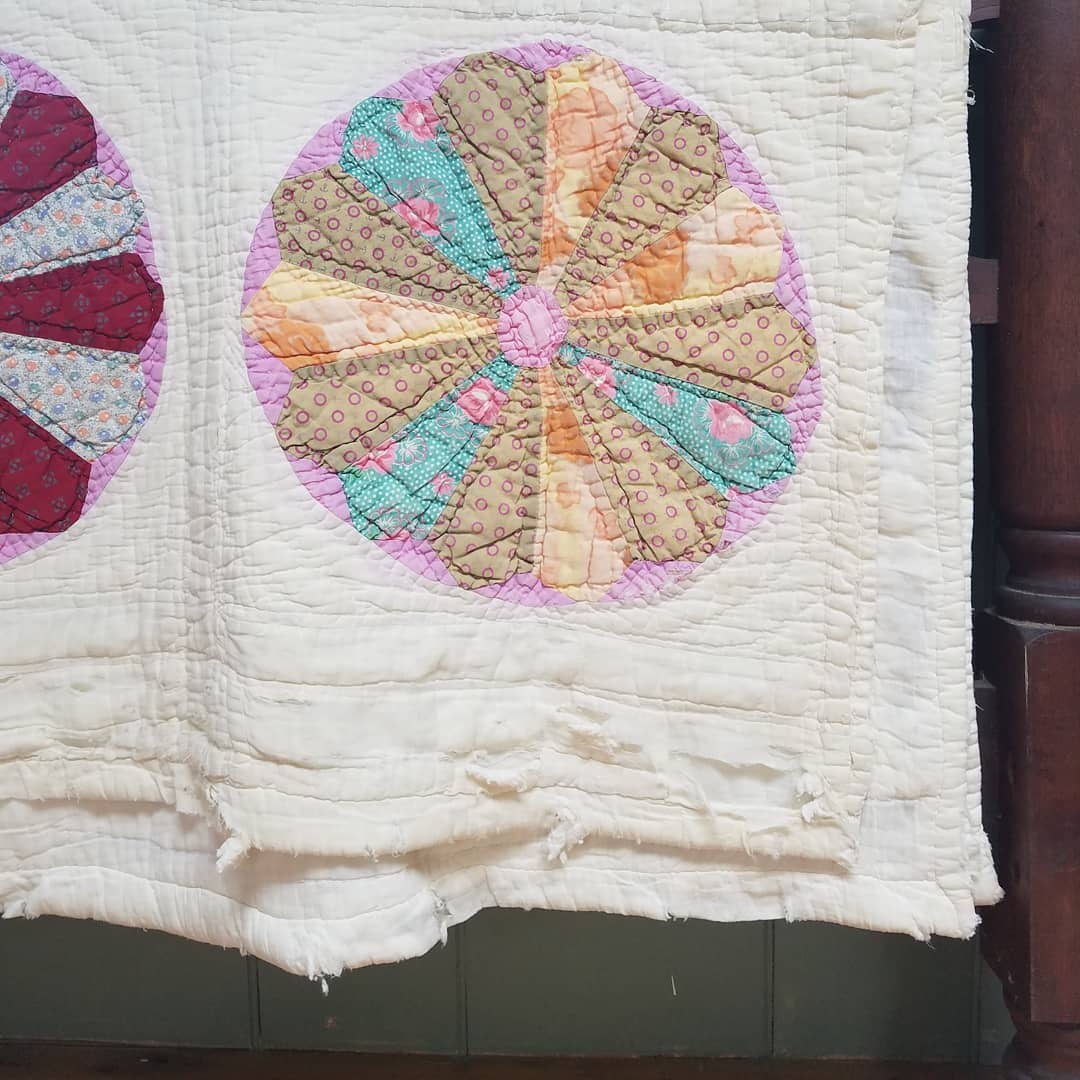 Super soft Dresden Plate Quilt