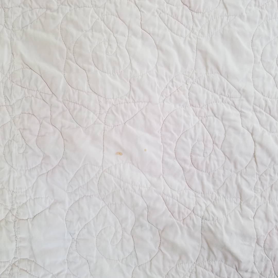 Floral Crosss Stitch Embroidered Quilt