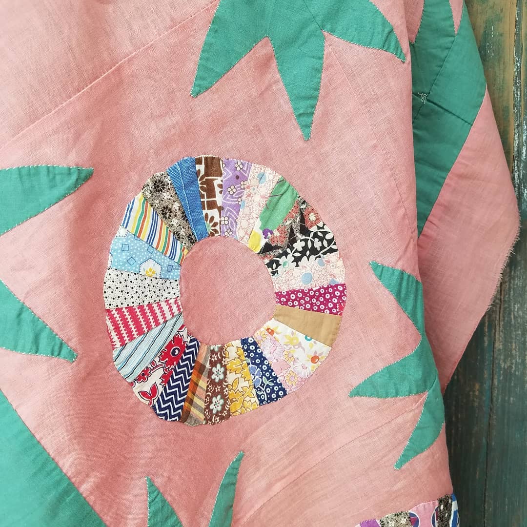 Dresden Plate Quilt Top 2