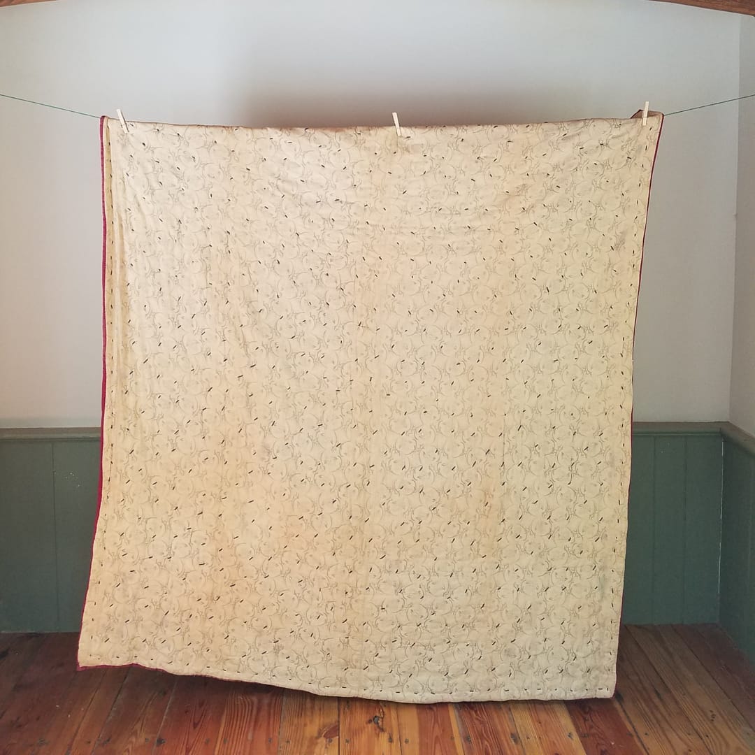 Hand tied Nine Patch Quilt
