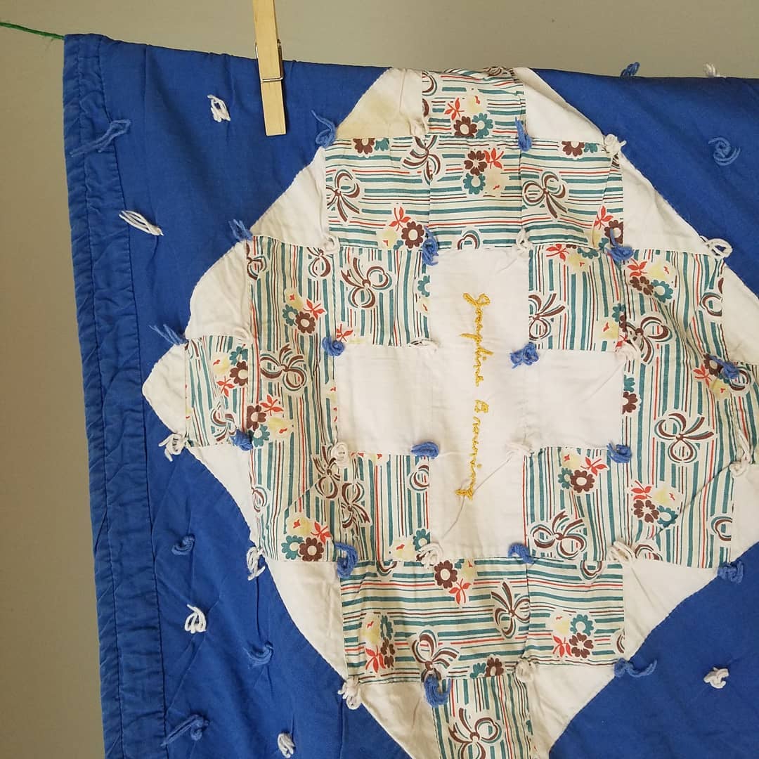 Hand Tied Album Quilt