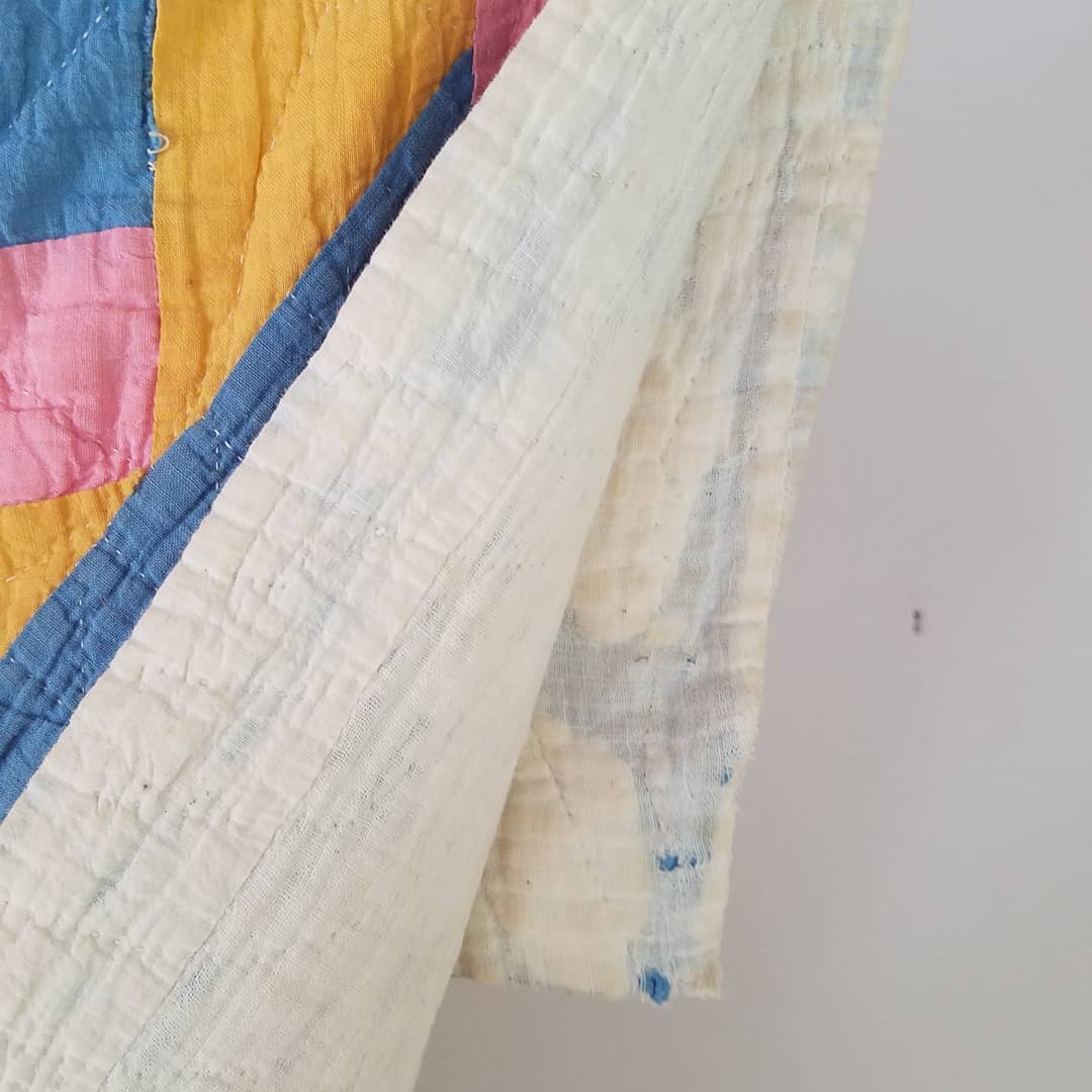 Pink and Orange Star Quilt