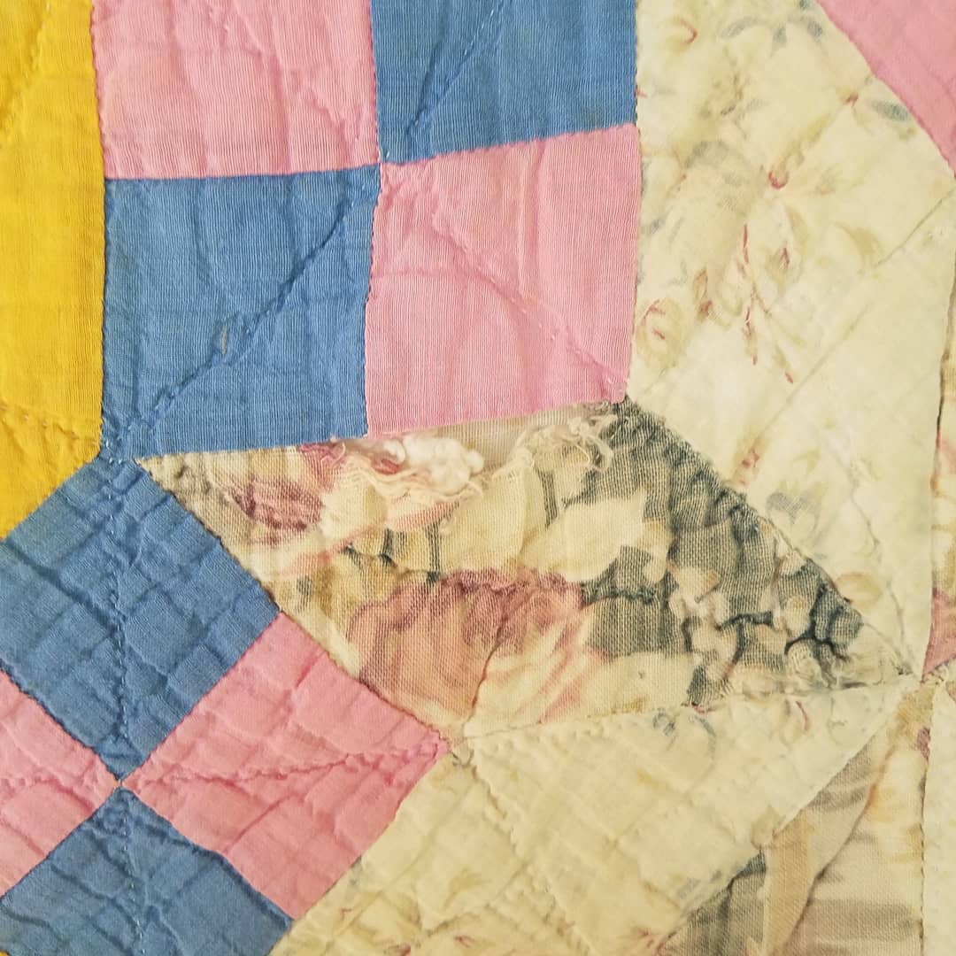 Pink and Orange Star Quilt