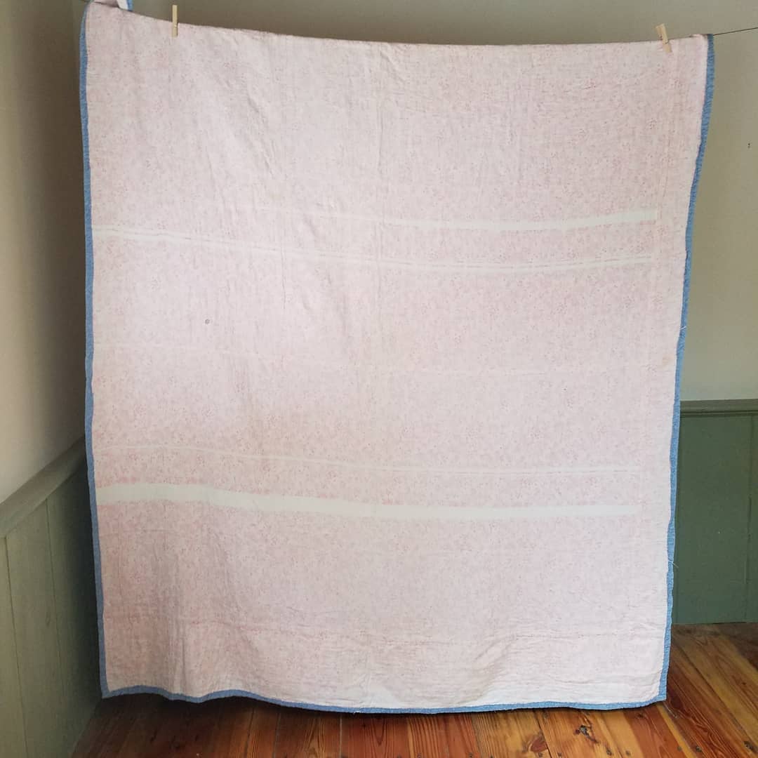 Flannel Backed Churn Dash Quilt
