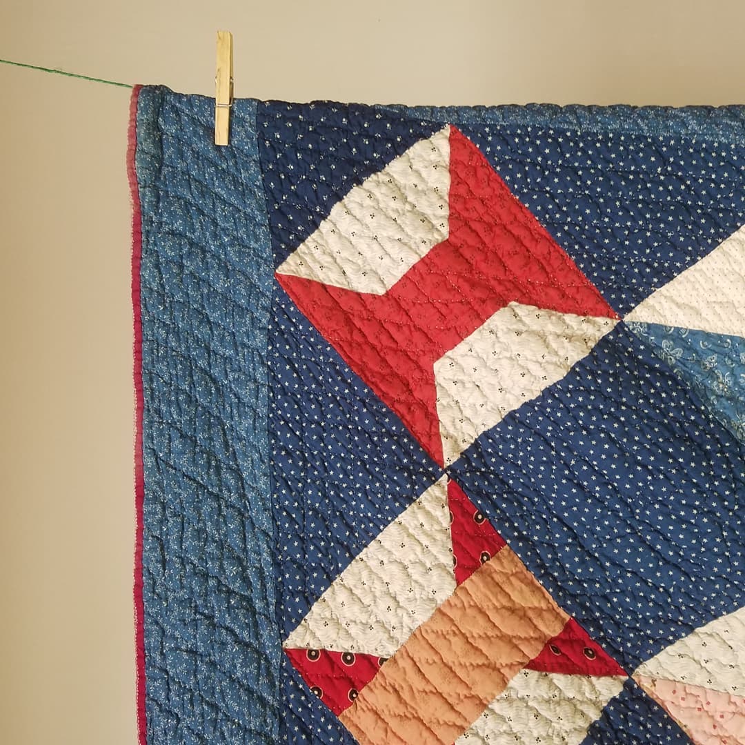 Indigo, calico Spool Quilts
