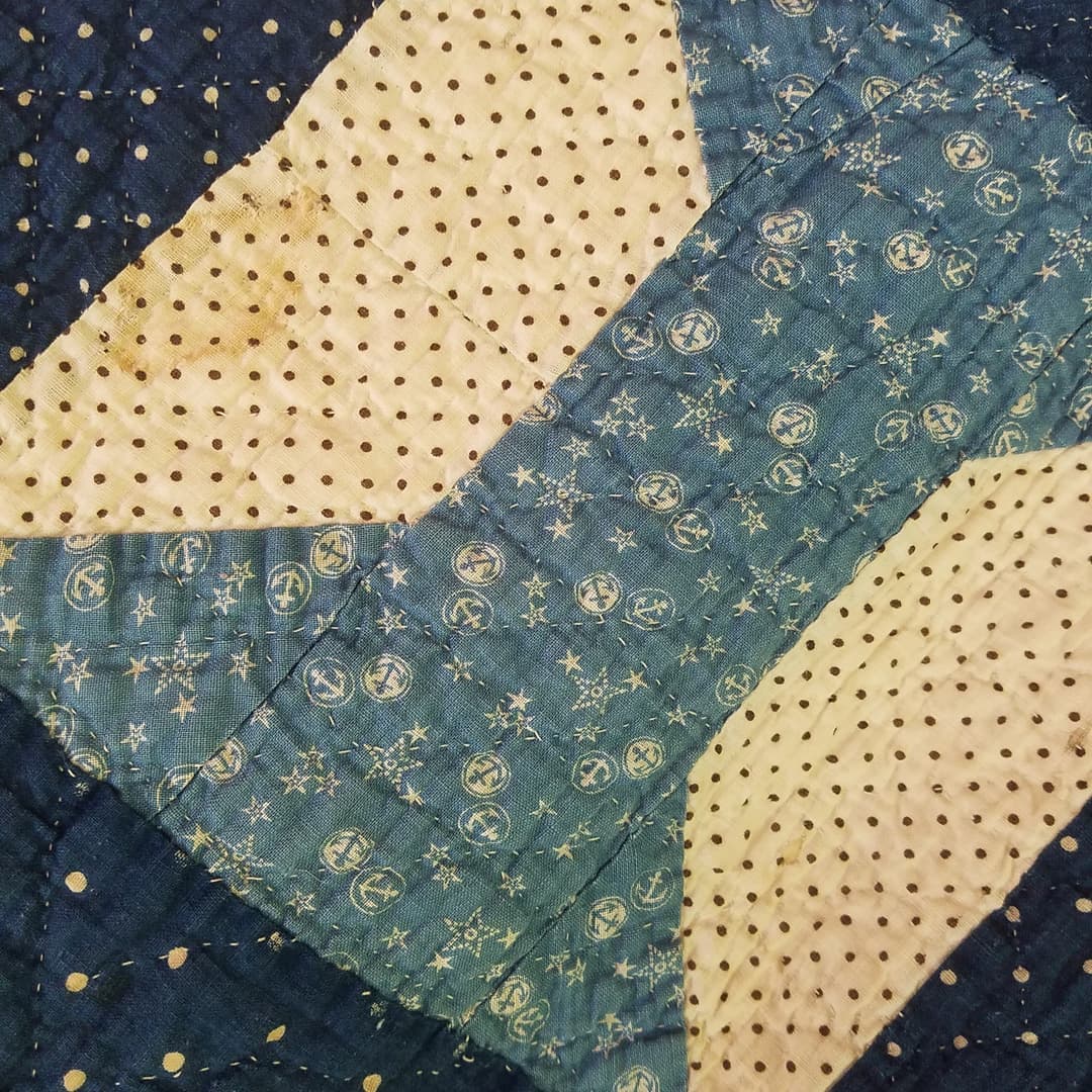 Indigo, calico Spool Quilts