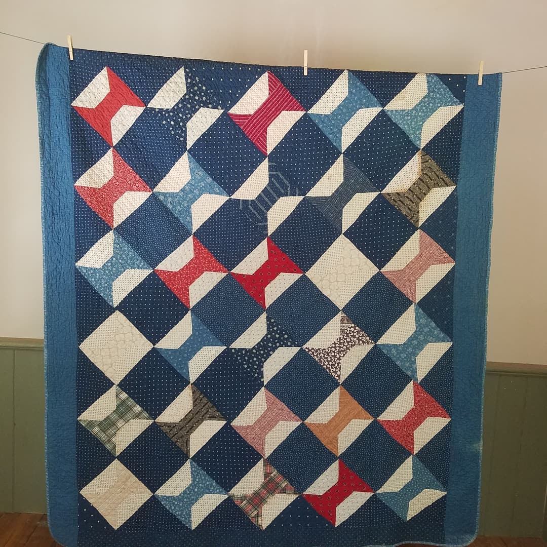 Indigo, calico Spool Quilts