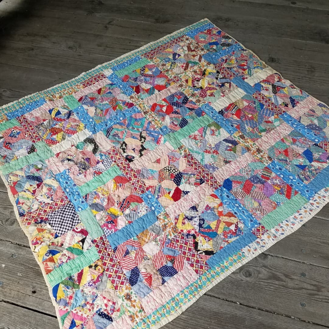 Multi Color Crazy Quilt