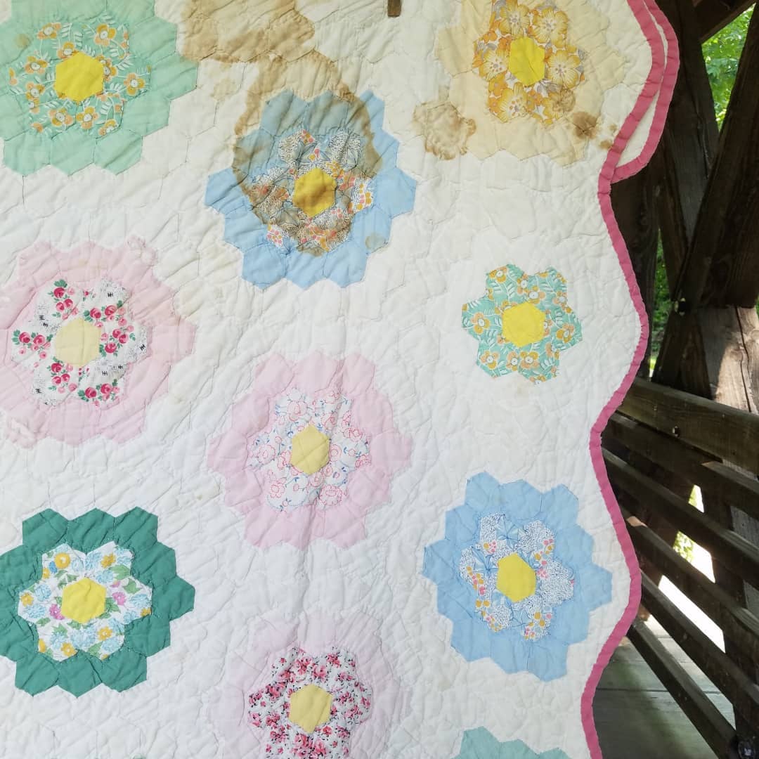Grandmother's Garden Quilt