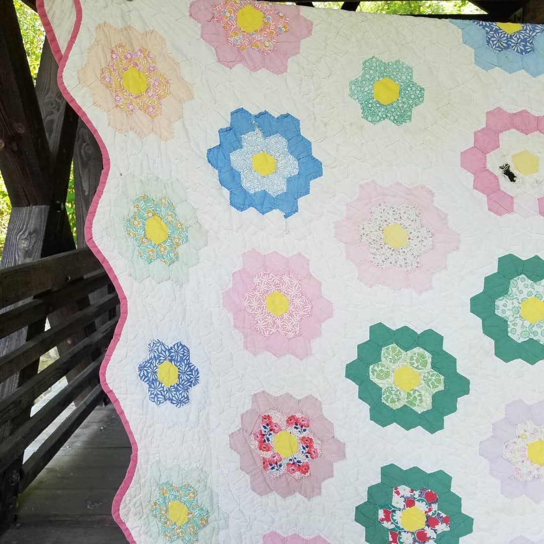 Grandmother's Garden Quilt