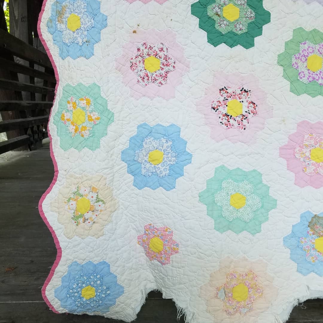 Grandmother's Garden Quilt