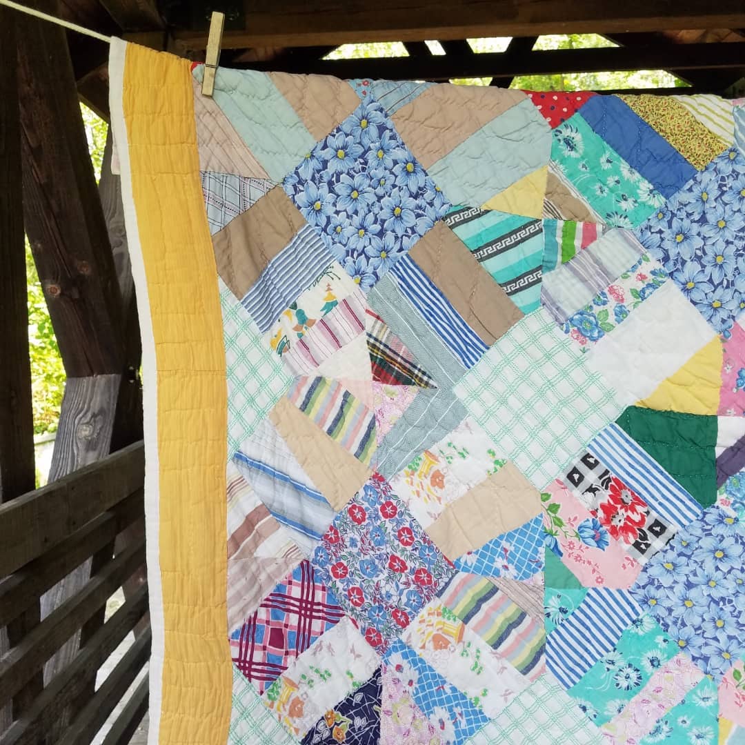 Floral Crazy Quilt