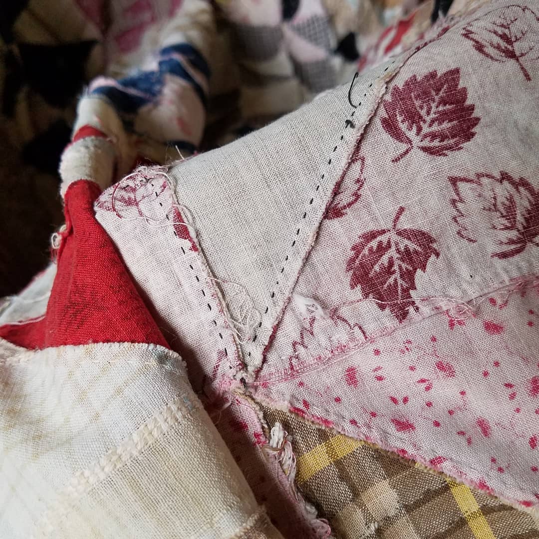 Late 18, early 1900's Quilt top