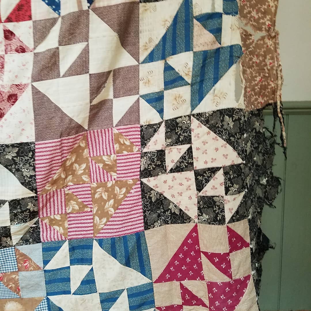 Late 18, early 1900's Quilt top