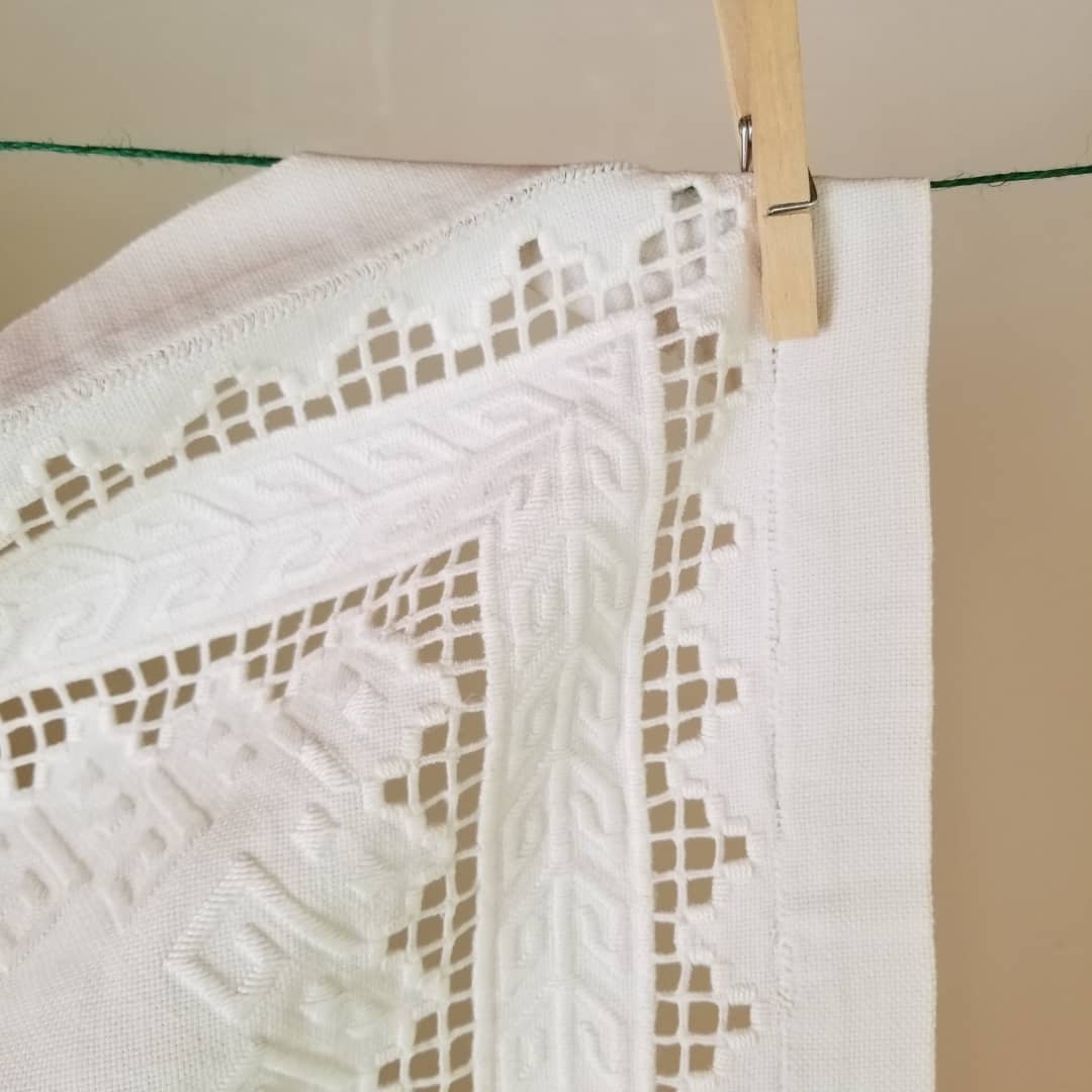 Vintage Cotton Embroidered Cloth