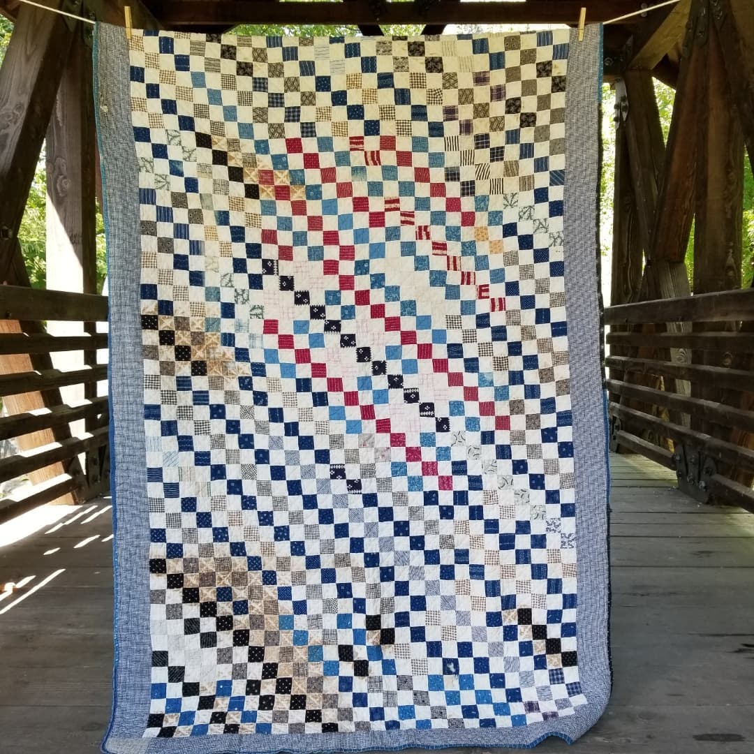 Indigo Chain Quilt
