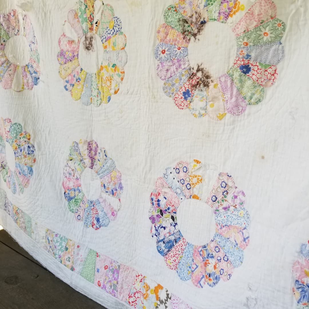 Dresden Plate/Friendship Ring Quilt