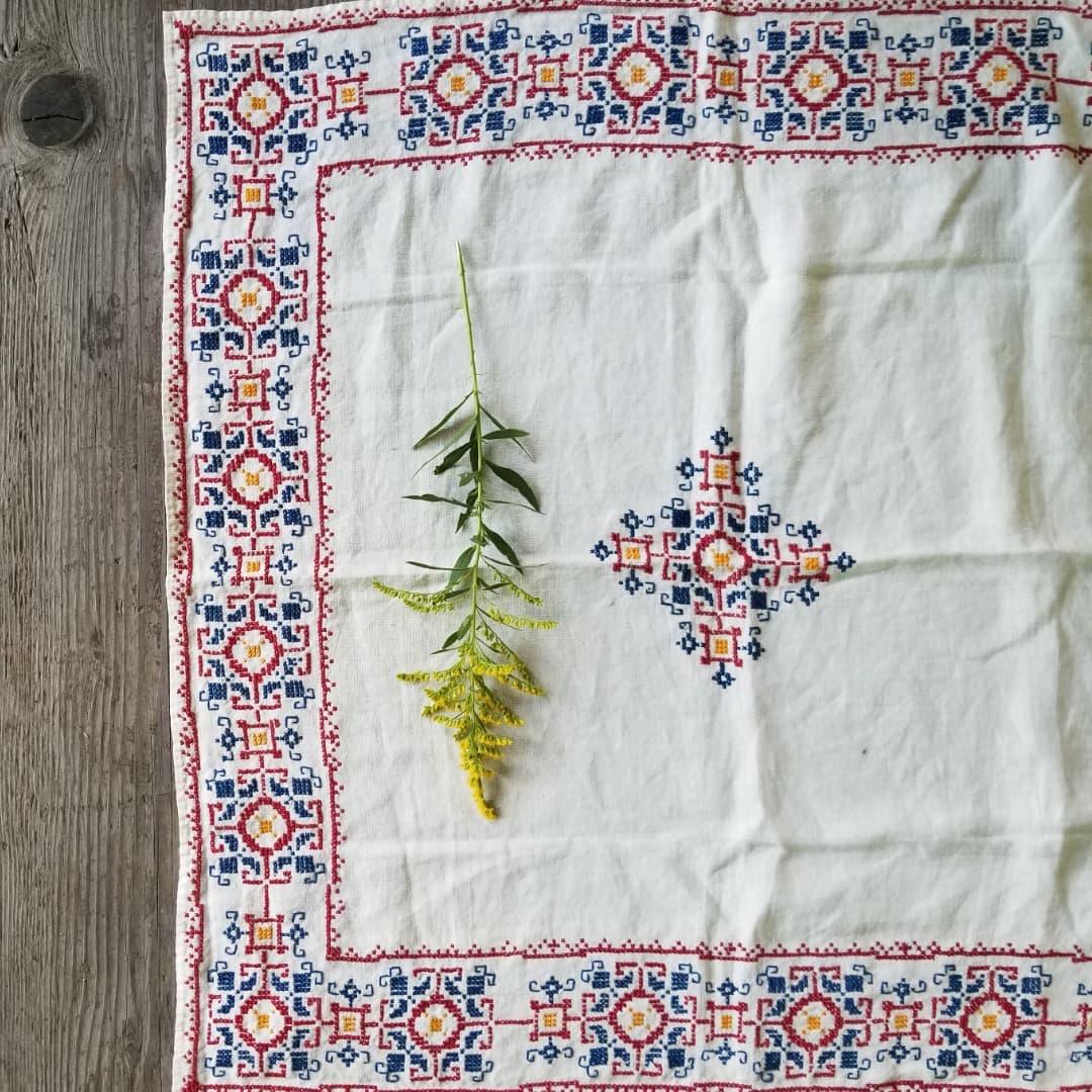 Hand Embroidered Cotton Cloth