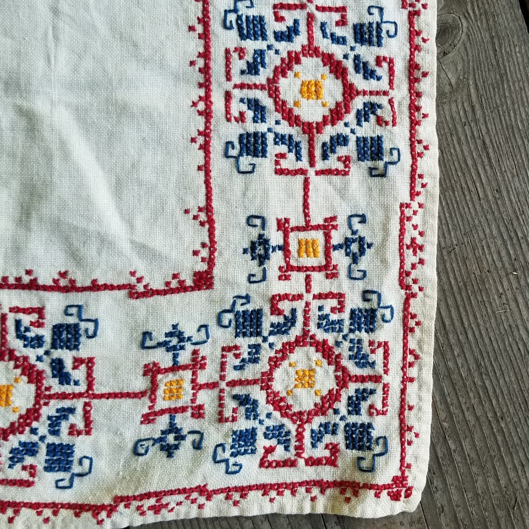 Hand Embroidered Cotton Cloth