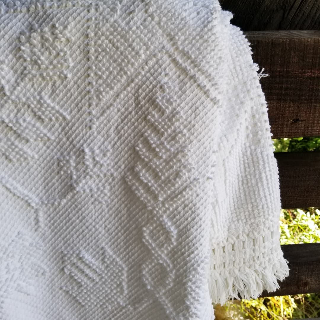 Thrifted Cotton Coverlet