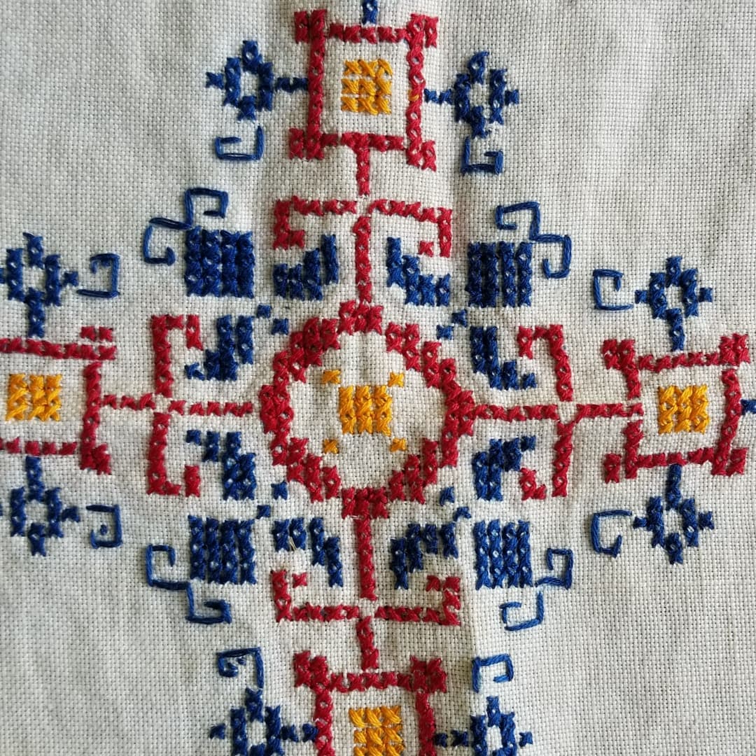 Hand Embroidered Cotton Cloth