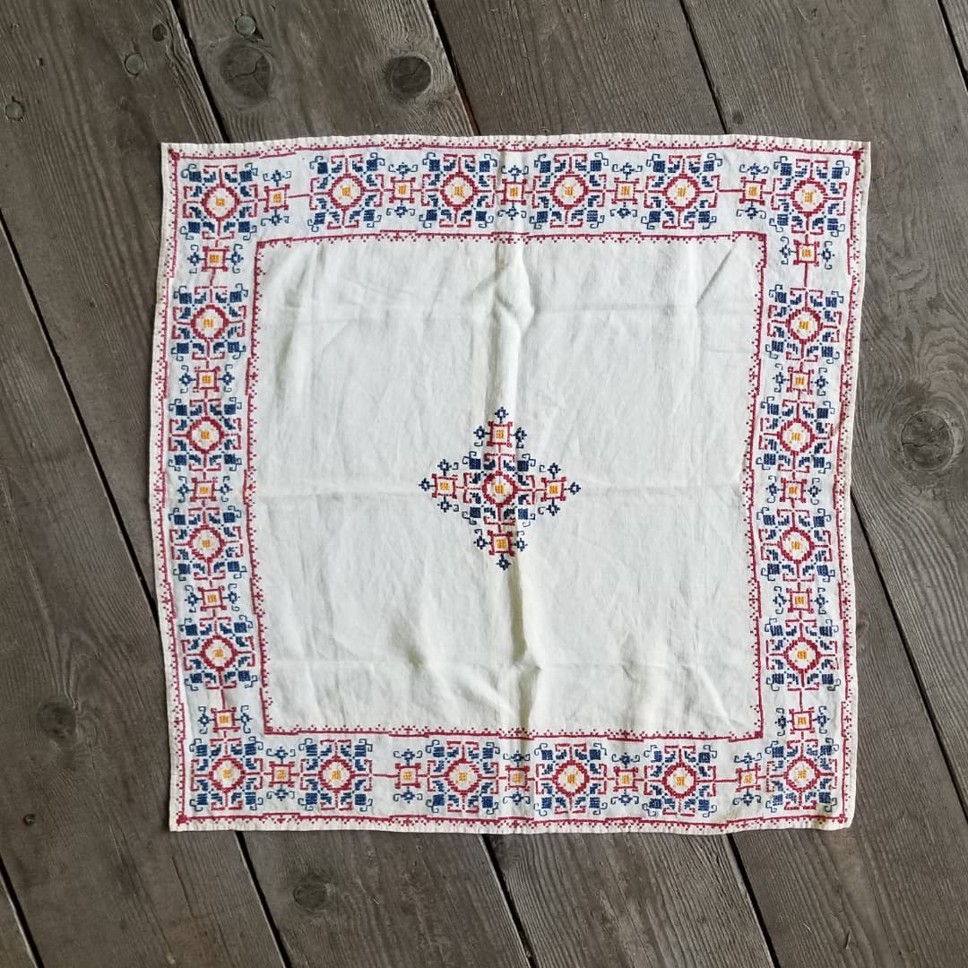 Hand Embroidered Cotton Cloth