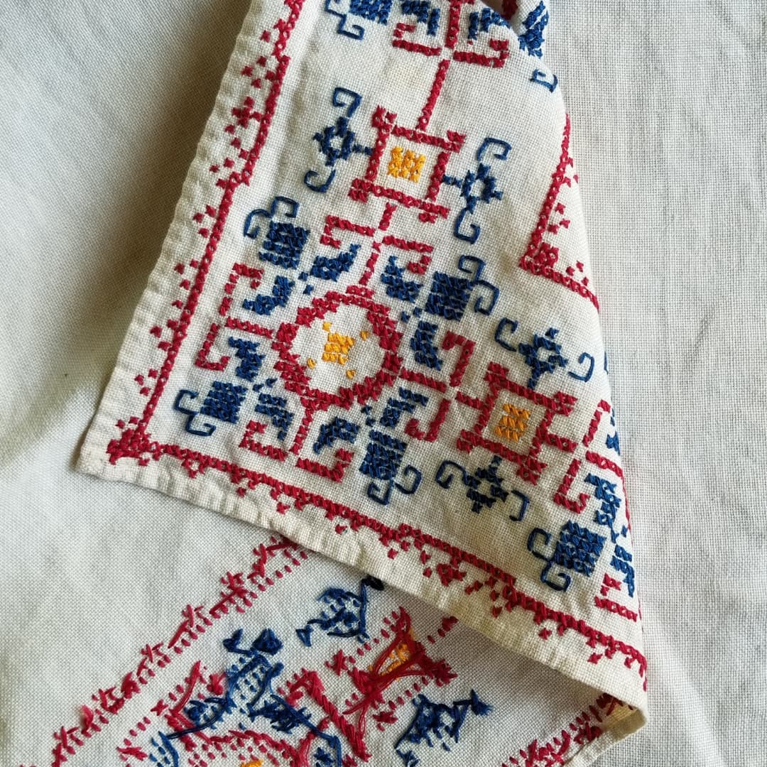 Hand Embroidered Cotton Cloth