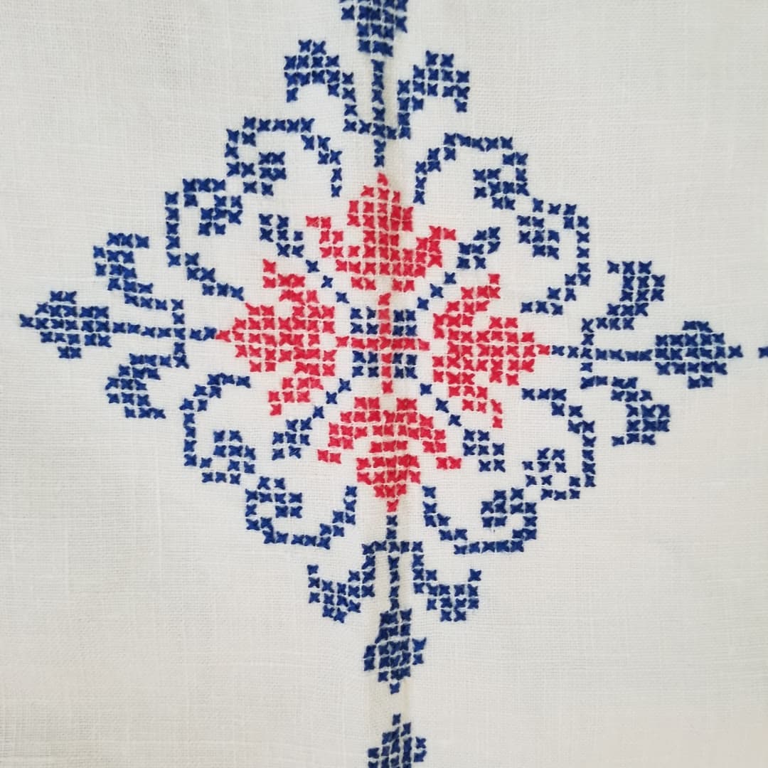 Embroidered Linen Cloth
