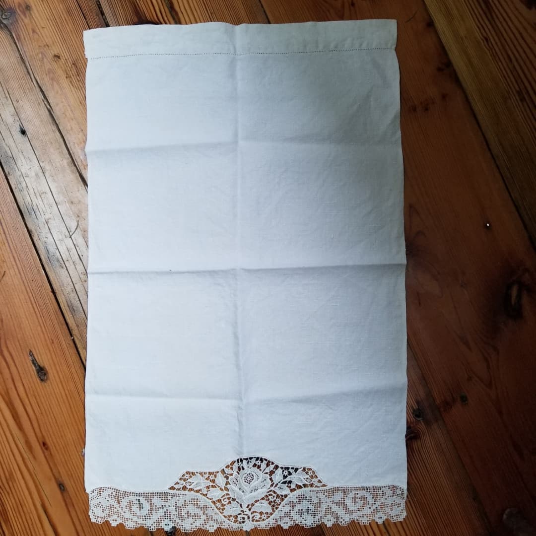 Antique, Cotton and Lace, Tea Cloth