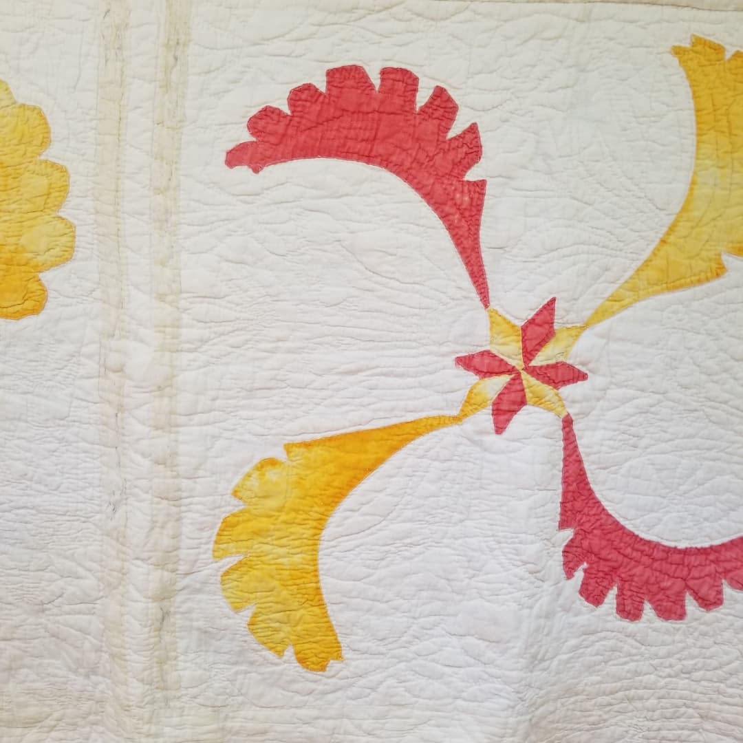 Primitive Feather Quilt
