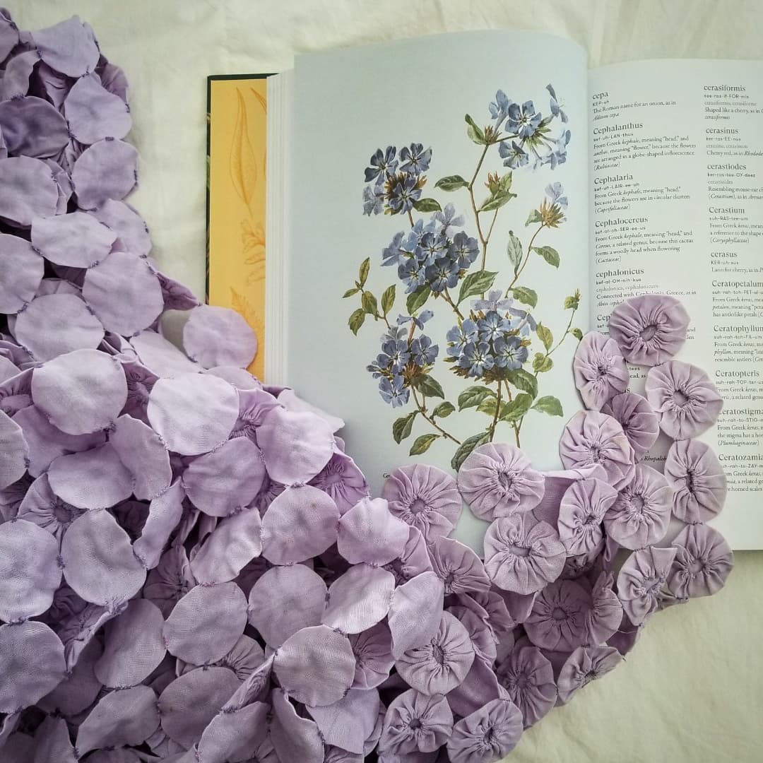 Lavender YoYo Quilt