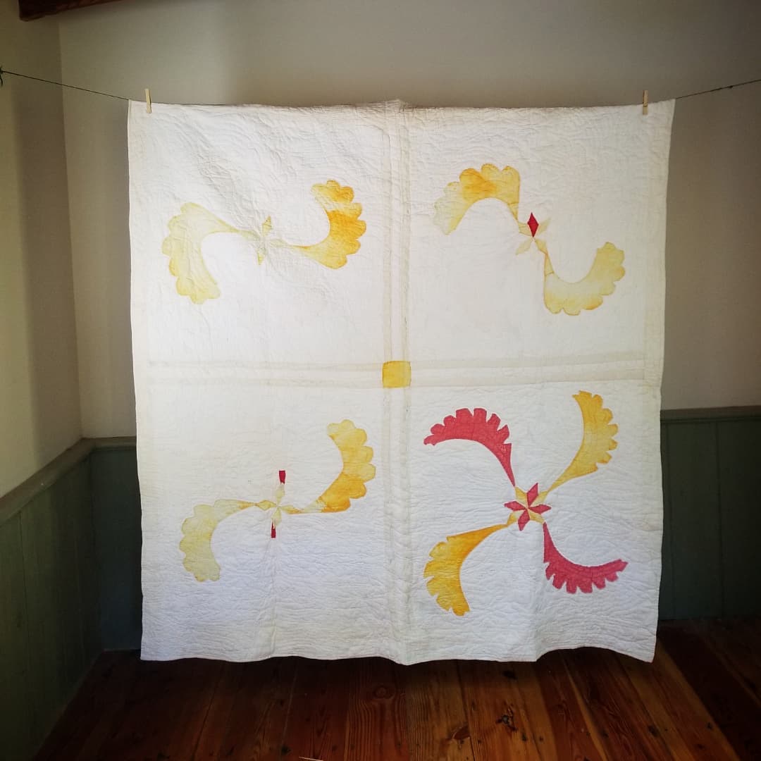 Primitive Feather Quilt