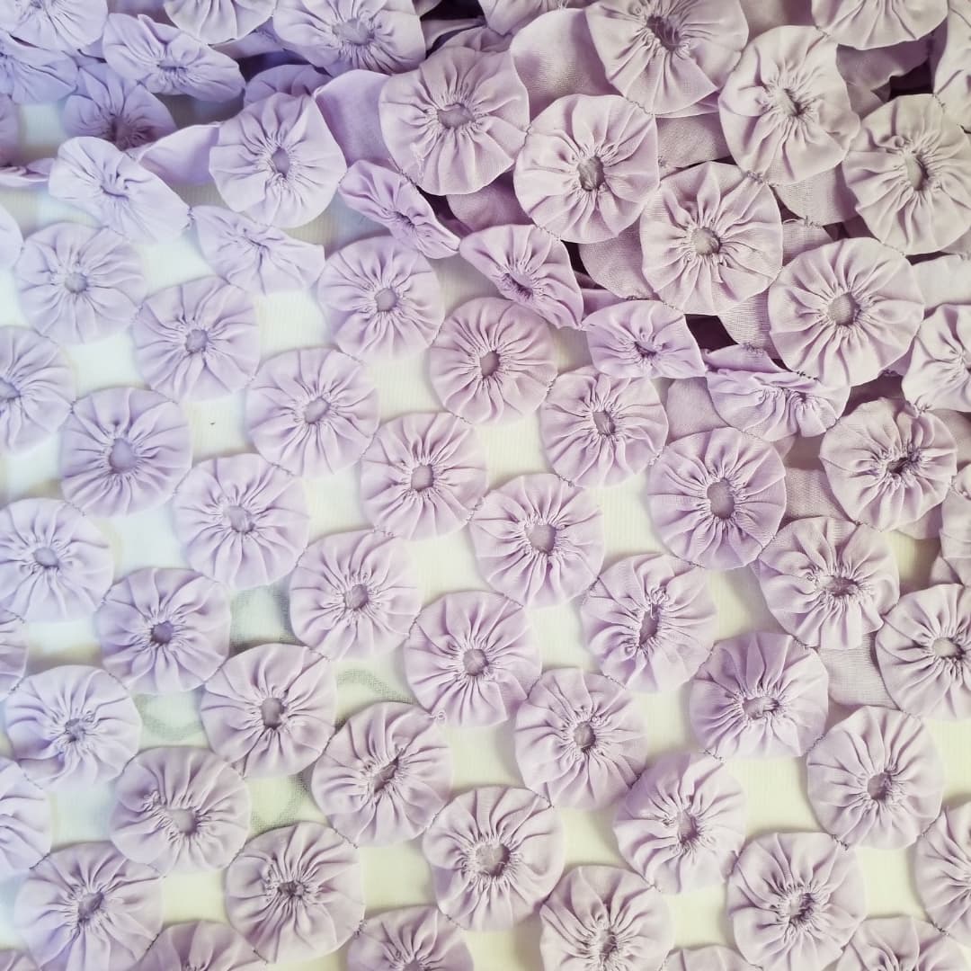 Lavender YoYo Quilt