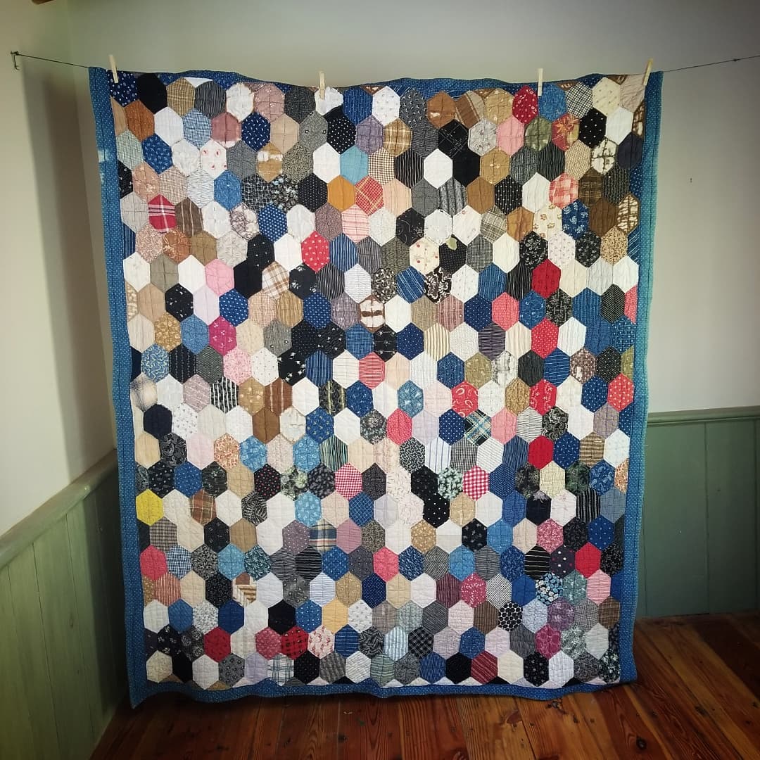Elongated Hexagon Quilt
