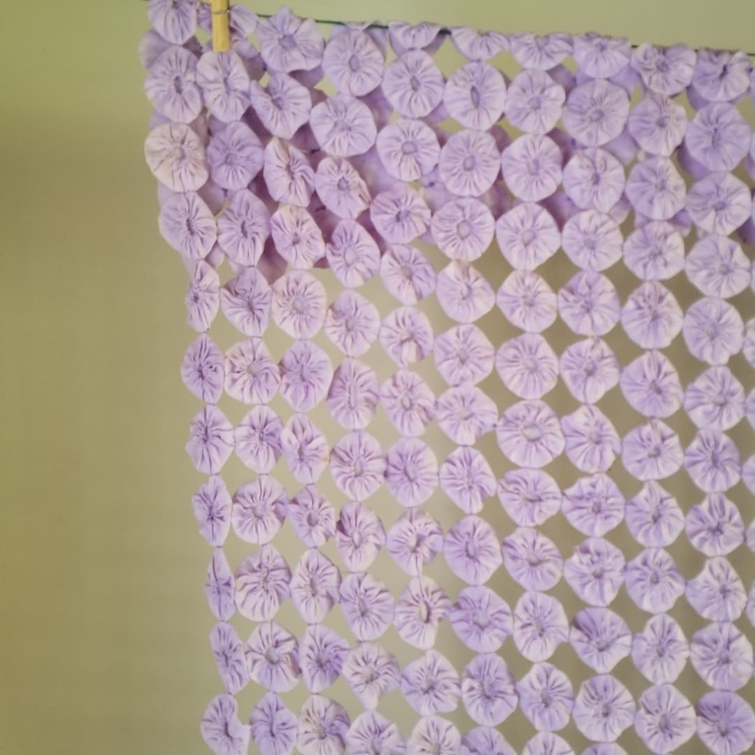 Lavender YoYo Quilt