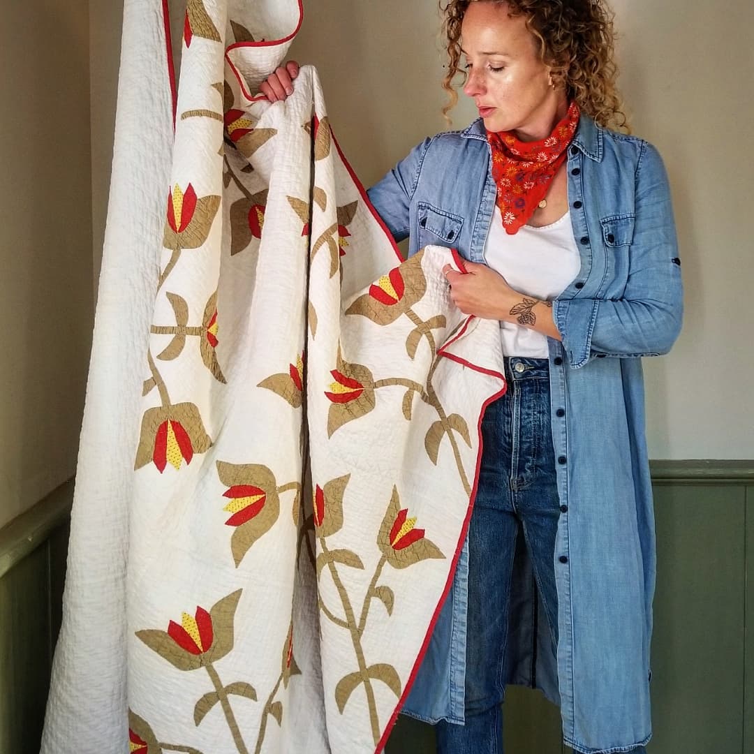 Calico Tulip Quilt