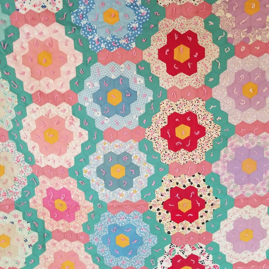 Grandmother's Garden Coverlet
