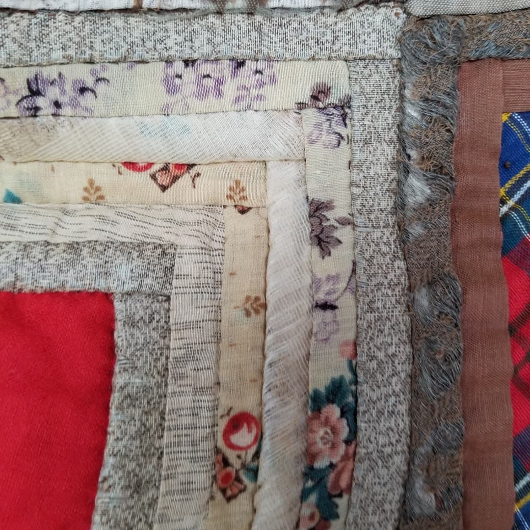 Large Log Cabin Quilt