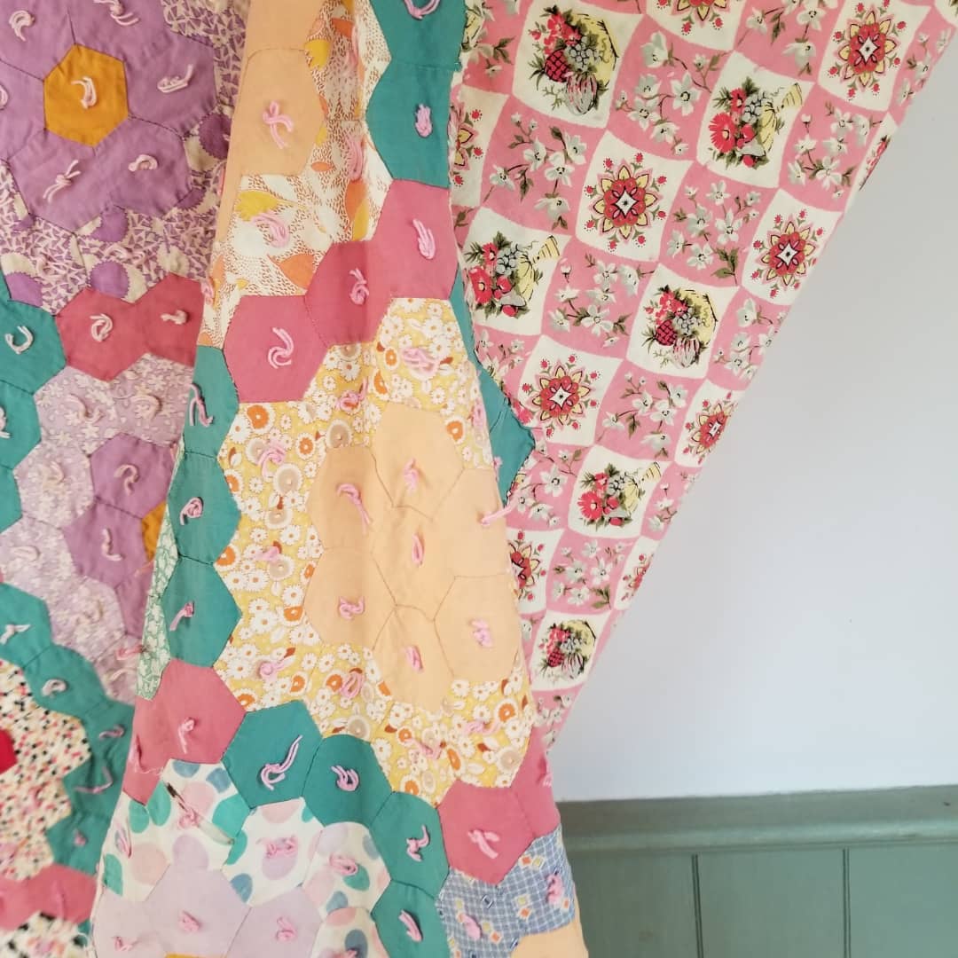 Grandmother's Garden Coverlet