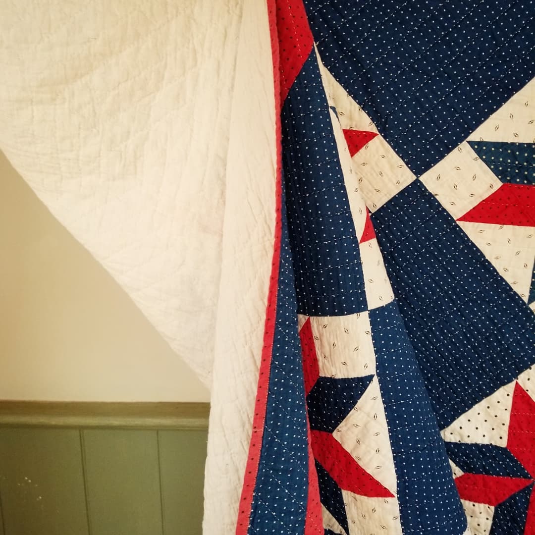 Red White and Blue Feed Back Quilt