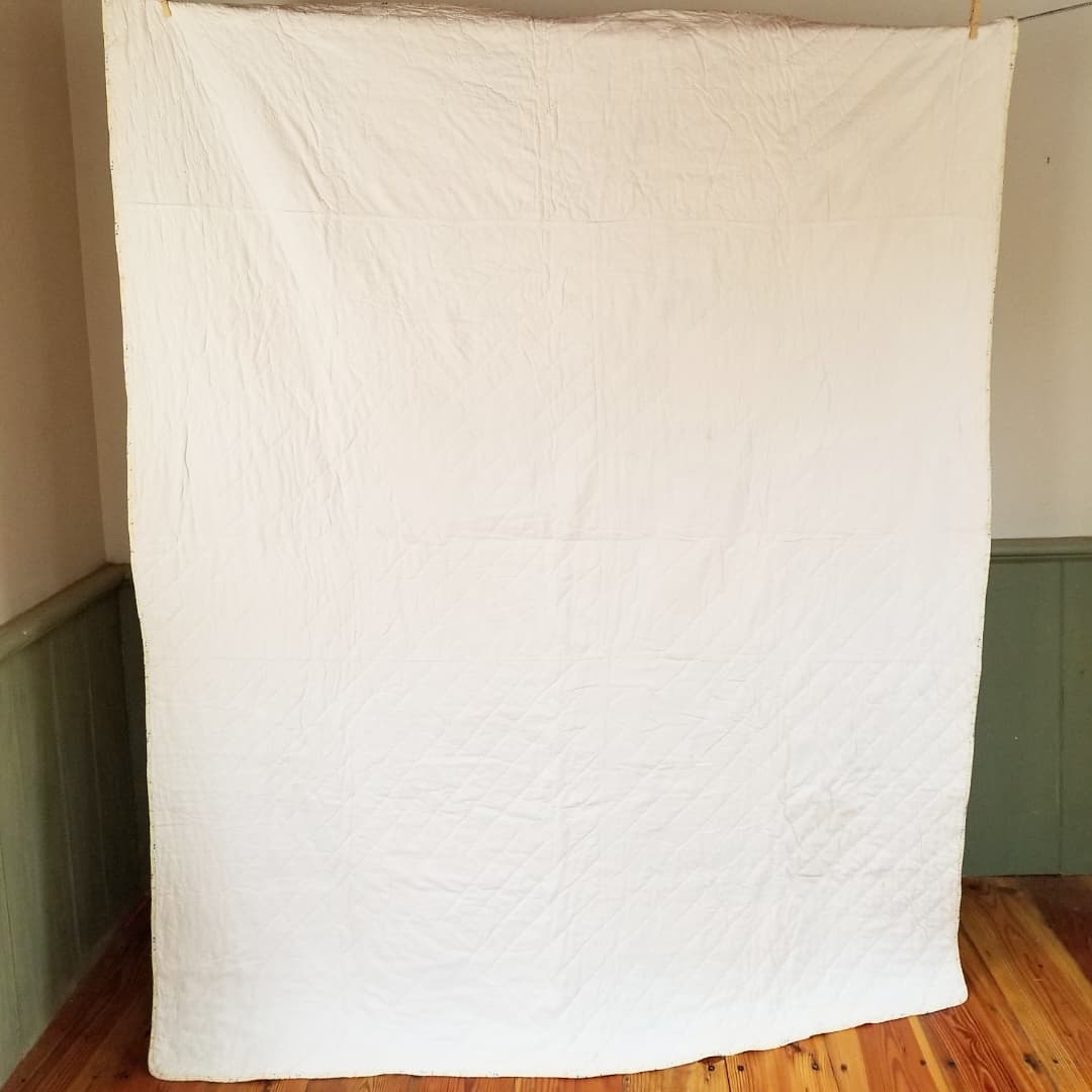 Sack Cloth 9 Patch Quilt