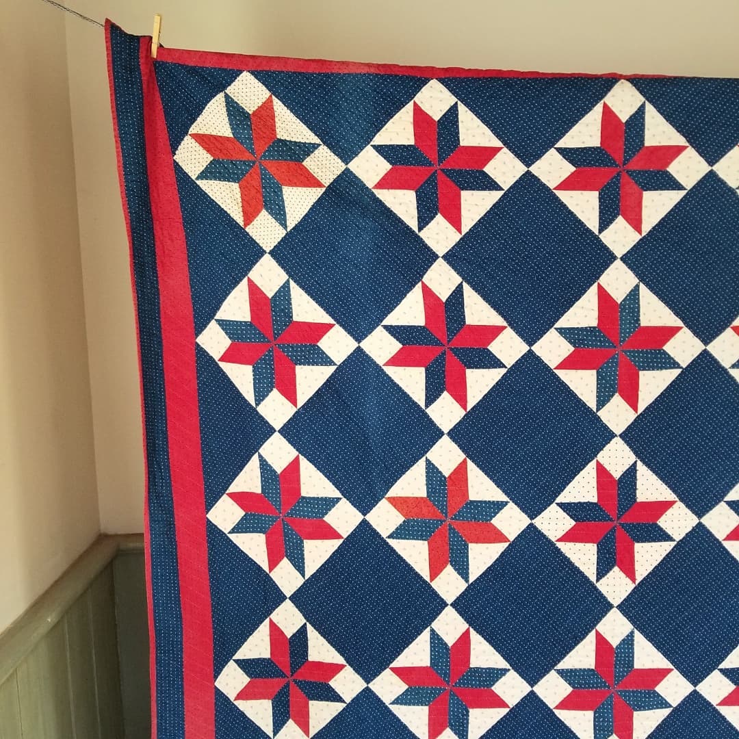 Red White and Blue Feed Back Quilt