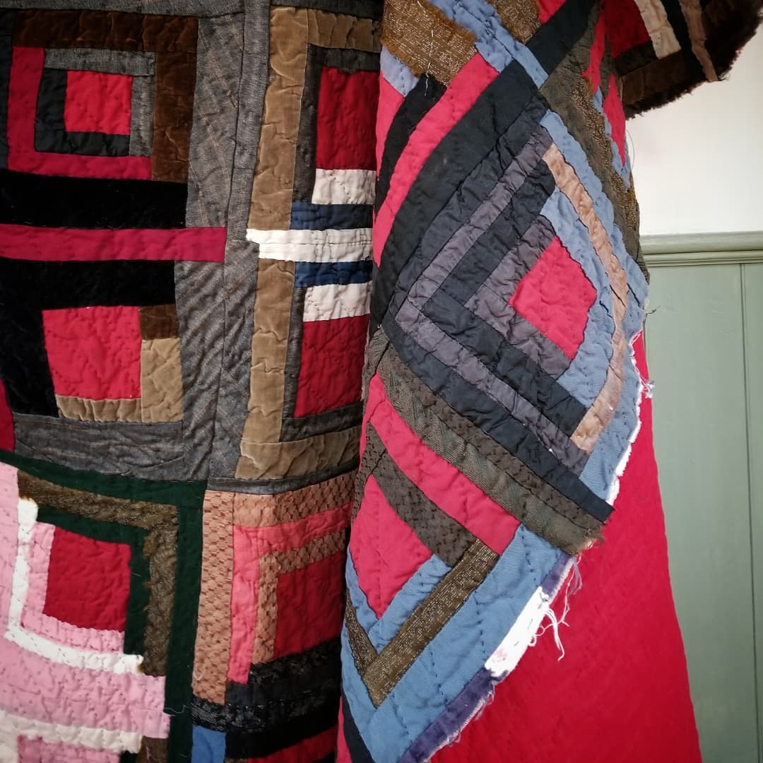 Velvet Crosses Log Cabin