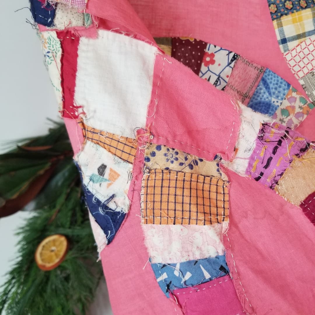 Pink Wedding Ring Quilt