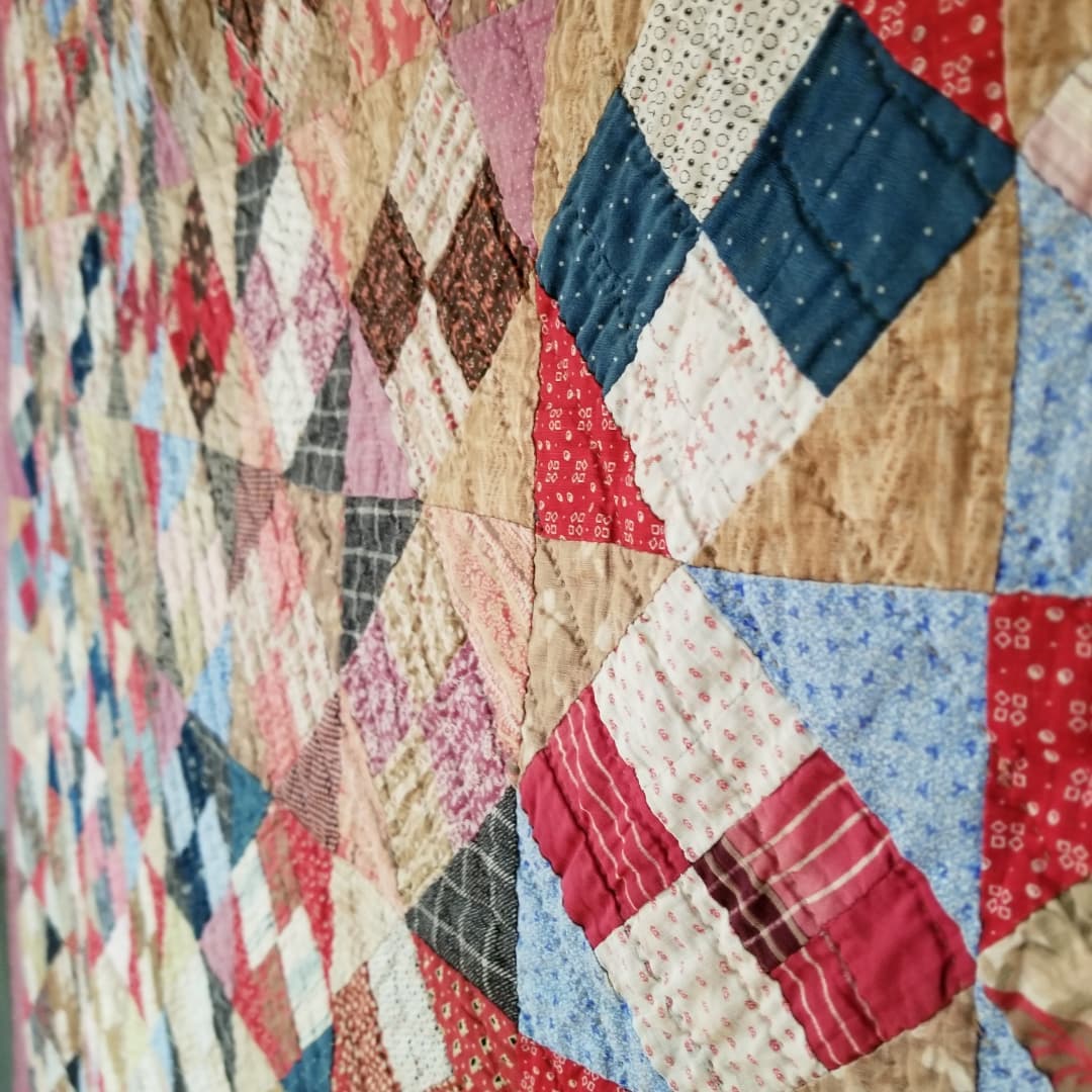 Flannel Backed 4 Patch Quilt