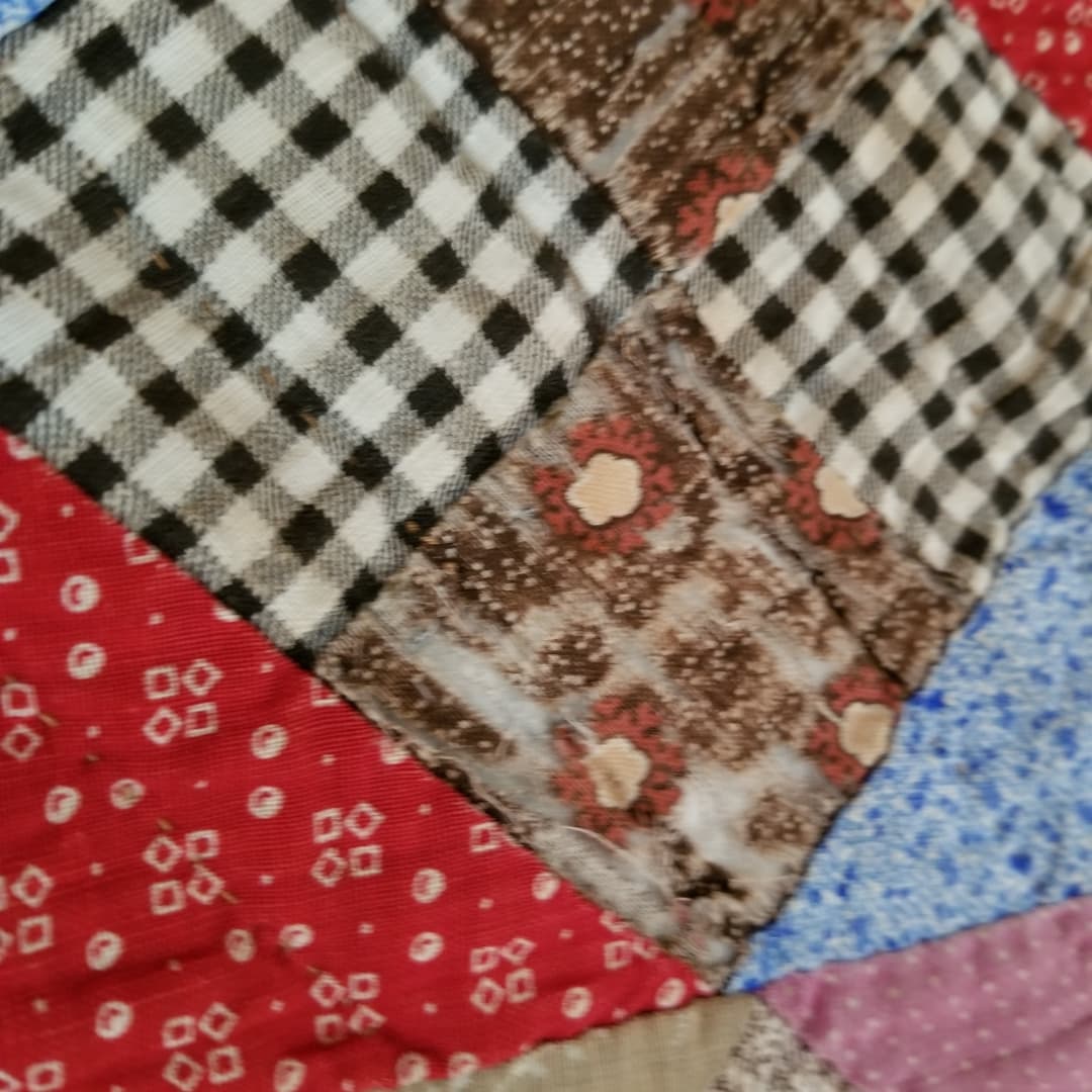 Flannel Backed 4 Patch Quilt