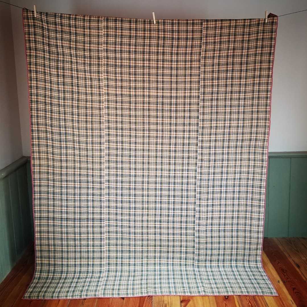 Flannel Backed 4 Patch Quilt