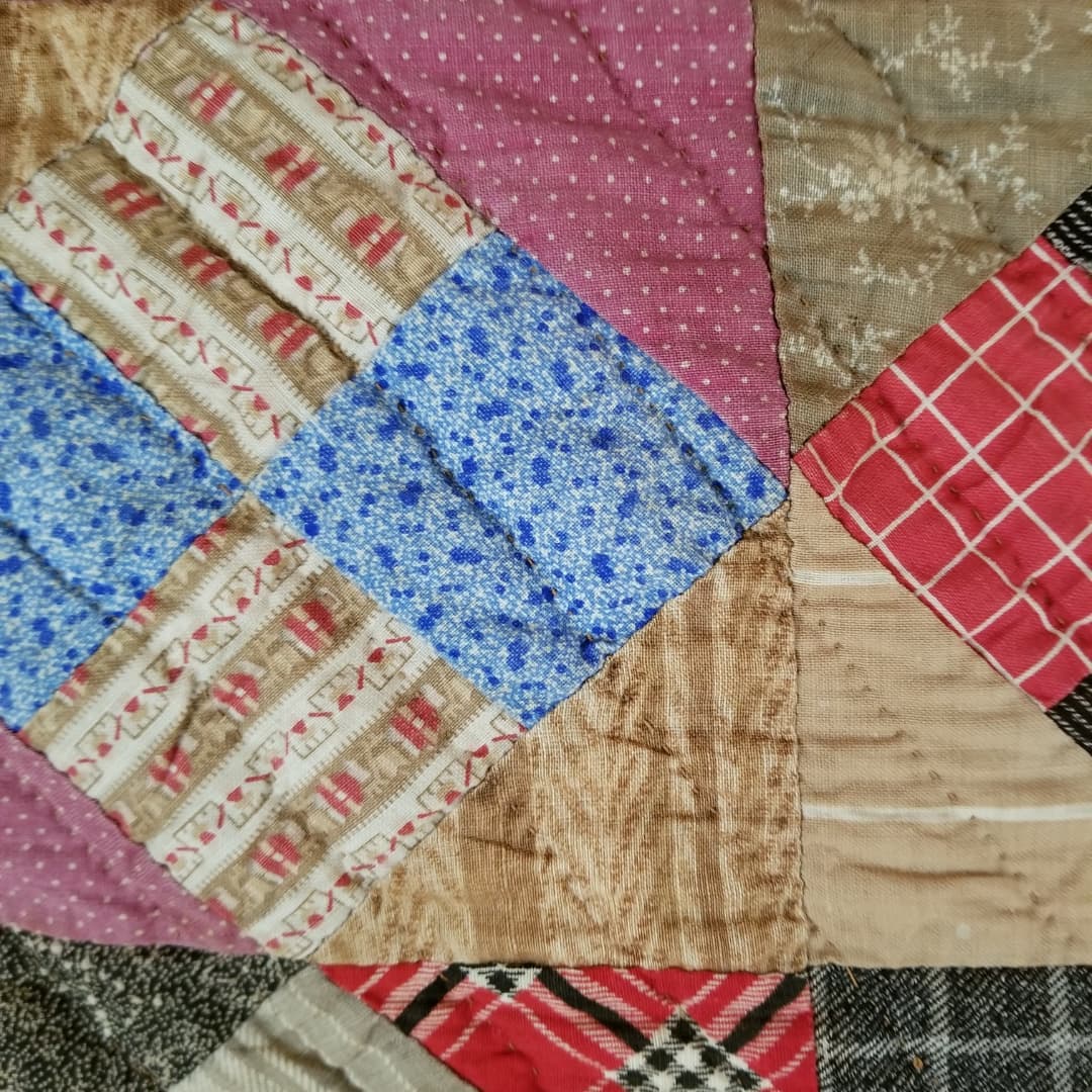 Flannel Backed 4 Patch Quilt