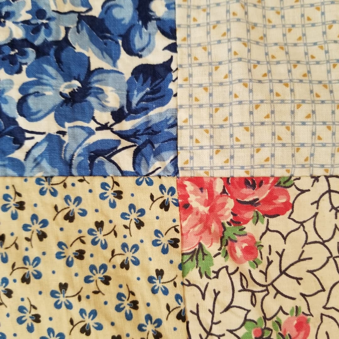 Midcentury Patchwork Quilt TOP